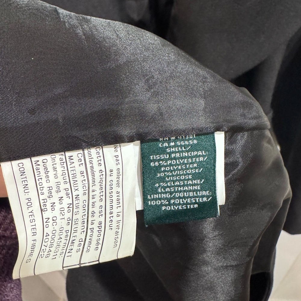 Lauren Ralph Lauren Dark Gray Trench Coat - Picture 4 of 4